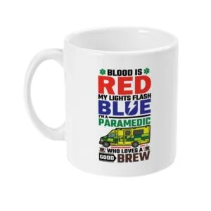 blood is red mug